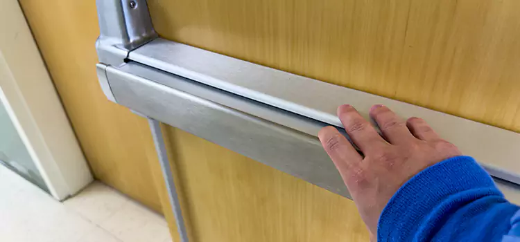 Installing a Push Bar on a Door Danbury